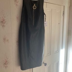 Calvin Klein leather dress 2